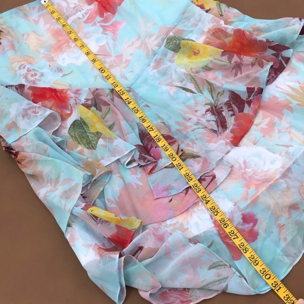 Vince Camuto Floral Skirt Size 10 NWT - Picture 7 of 9